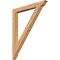 Ekena Millwork Traditional Traditional Smooth Bracket, Western Red Cedar, 3 1/2"W x 36"D x 44"H BKT04X36X44TRA01SWR - alternate 1